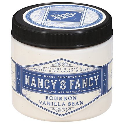 Nancys Fancy Vanilla Bourbon Ice Cream - Pint - Image 1