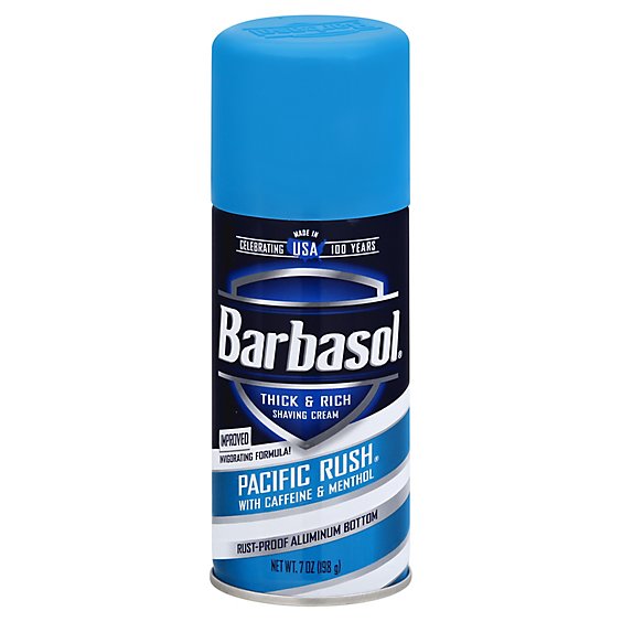 Barbasol Pacific Rush Shaving Cream - 7 Oz