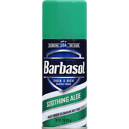 Barbasol Shaving Cream Soothing Aloe - 7 Oz - Image 2