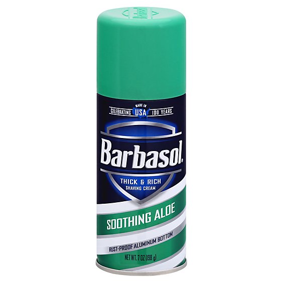 Barbasol Shaving Cream Soothing Aloe - 7 Oz
