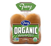 Franz Organic Hamburger Buns 8 Count - 15 Oz