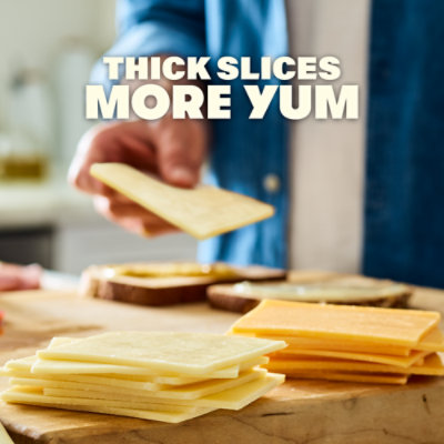 Tillamook Farmstyle Thick Cut Muenster Cheese Slices 8 Count - 8 Oz - Image 1
