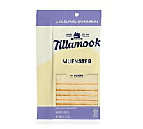 Tillamook Farmstyle Thick Cut Muenster Cheese Slices 8 Count - 8 Oz