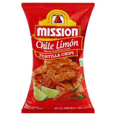 Mission Chile Limon Chips - 7.05 Oz