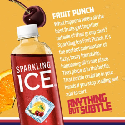 Sparkling Ice Fruit Punch - 17 Fl. Oz. - Image 2