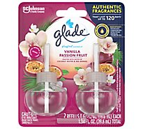Glade PlugIns Scented Oil Refill Vanilla Passion Fruit Essential Oil Infused Plug In 1.34 oz 2ct