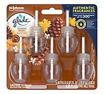 Glade PlugIns Scented Oil Refill Cashmere Woods Essential Oil Infused Wall Plug In 3.35 Fl Oz 5ct