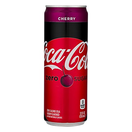 Coca Cola Cherry Zero Sugar - 12 Fl. Oz. - Image 1