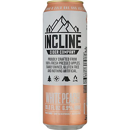 Incline White Peach Cider In Cans - 19.2 Oz - Image 6
