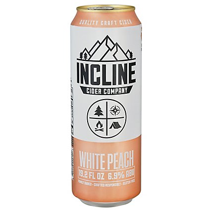 Incline White Peach Cider In Cans - 19.2 Oz - Image 1