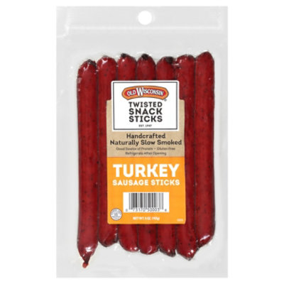 Old Wisconsin Turkey Sausage Sticks - 5 Oz - Image 3