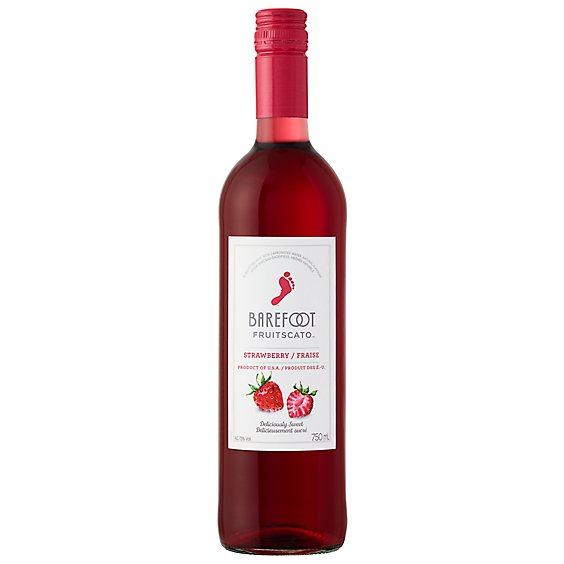 Barefoot Cellars Strawberry Moscato Wine - 750 Ml