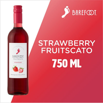 Barefoot Cellars Strawberry Moscato Wine - 750 Ml - Image 2