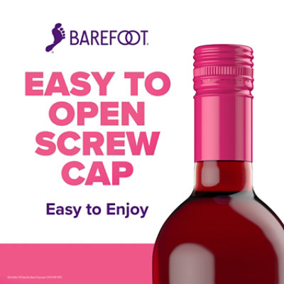 Barefoot Cellars Strawberry Moscato Wine - 750 Ml - Image 4