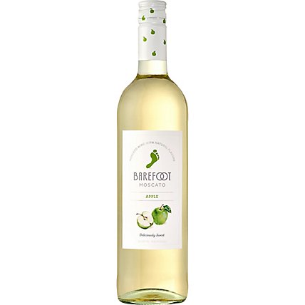 Barefoot Cellars Apple Moscato White Wine - 750 Ml - Image 1