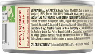 Beyond Cat Food Wet Canadian Duck - 3 Oz - Image 3