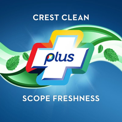 Crest Complete Plus Toothpaste +Whitening Scope Minty Fresh Striped - 5.4 Oz - Image 4