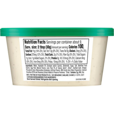 Hidden Valley Ready to Eat Dip Classic Ranch - 10 Oz - Image 2