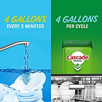 Cascade Original Dishwasher Detergent Pods ActionPacs Tabs Fresh Scent - 37 Count - Image 6
