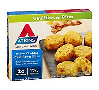 Atkins Cauliflower Bites Bacon Cheddar - 7.5 Oz