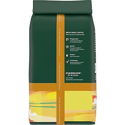 Starbucks Sunrise Blend 100% Arabica Blonde Roast Ground Coffee Bag - 12 Oz - Image 5