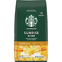 Starbucks Sunrise Blend 100% Arabica Blonde Roast Ground Coffee Bag - 12 Oz - Image 2