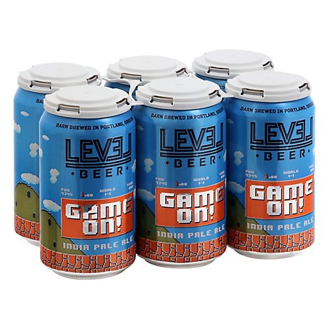 Level Beer Game On 6pk In Cans - 6-12 Fl. Oz.
