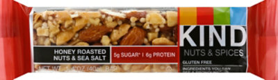 KIND Honey Roasted Nuts & Sea Salt Gluten Free Snack Bar - 1.4 Oz - Image 1