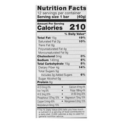 Kind Nuts & Spices Honey Roasted Nut & Sea Salt Low Carb Snack Bar - 1.4 Oz - Image 4