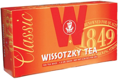 Wissotzky Tea Classic Tea 100 Count - 5.28 Oz - randalls