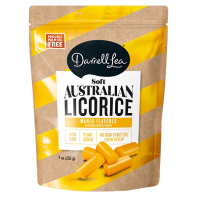 Darrell Lea Liquorice Soft Eating Mango Flavor - 7 Oz - Image 1