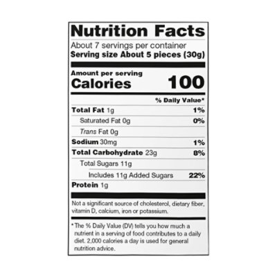 Darrell Lea Liquorice Soft Eating Mango Flavor - 7 Oz - Image 3