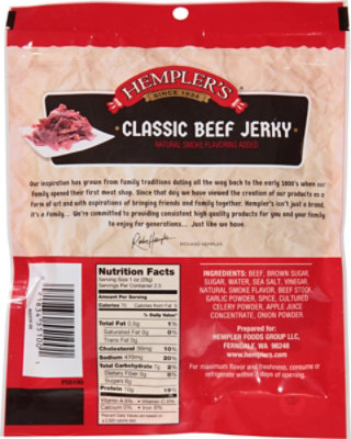 Hemplers Beef Jerky Classic - .15 Lb - Image 6