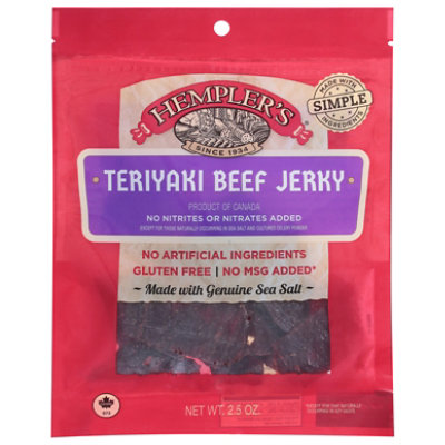 Hemplers Beef Jerky Teriyaki - .15 Lb