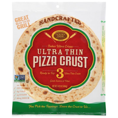 Golden Home Pizza Crust Ultra thin 3 Count - 14.25 Oz - Image 3