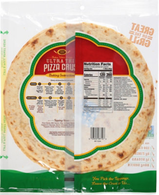 Golden Home Pizza Crust Ultra thin 3 Count - 14.25 Oz - Image 6