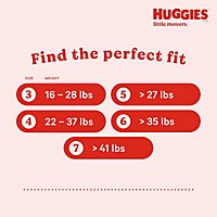 Huggies Little Movers Size 5 Baby Diapers - 19 Count - Image 2