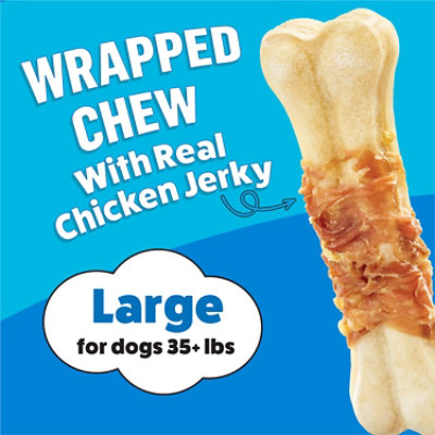 Purina Busy Jerky Wraps Beefhide & Chicken Dog Treats 4 Count - 7.78 Oz - Image 4