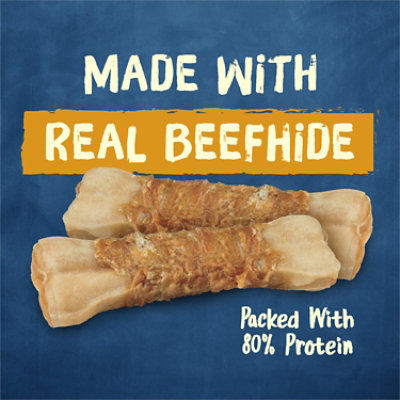 Purina Busy Jerky Wraps Beefhide & Chicken Dog Treats 4 Count - 7.78 Oz - Image 5