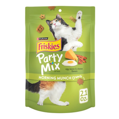 Purina Friskies Party Mix Morning Munch Crunch Cat Treats - 2.1 Oz - Image 1