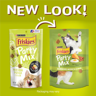 Purina Friskies Party Mix Morning Munch Crunch Cat Treats - 2.1 Oz - Image 2