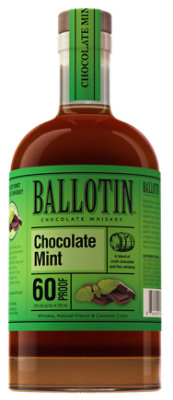 Ballotin Chocolate Mint Whiskey - 750 Ml - Image 1