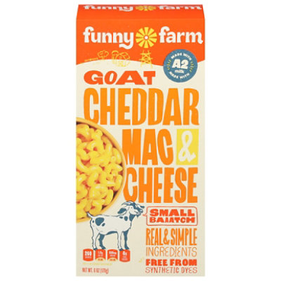 Funny Farms Mac N Cheese Goat Box - 6. Oz