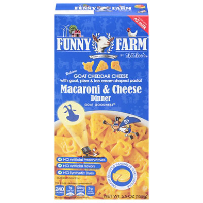 Funny Farms Mac N Cheese Shapes Goat - 5.5 Oz