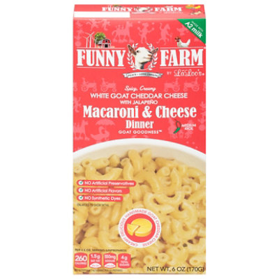 Funny Farms Mac N Cheese Spicy Wht Gt - 6 Oz