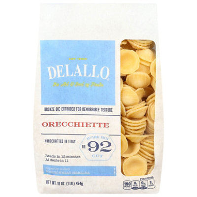 DeLallo Pasta Orecchiette No. 92 - 16 Oz - Image 1