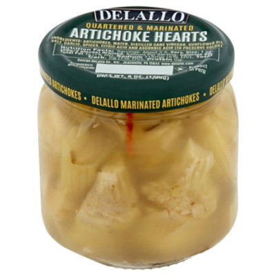 DeLallo Artichoke Hearts Quartered & Marinated - 6 Oz - Image 3