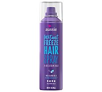 Aussie Instant Freeze Hair Spray With Jojoba Oil & Sea Kelp - 7 Oz