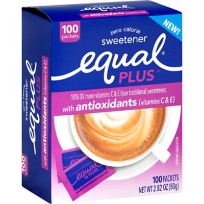 Equal Plus 100 Count Antioxidents Carton - 2.82 Oz - Image 1
