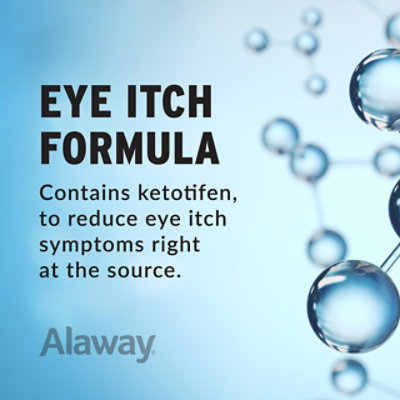 Alaway Allergy Eye Drops Antihistamine Drops for Itchy Eyes  Multipack - 2-0.34 Fl. Oz. - Image 2